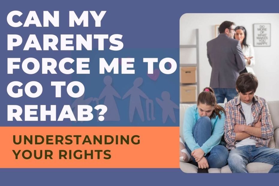 parents and their children portraying force for rehab by parents