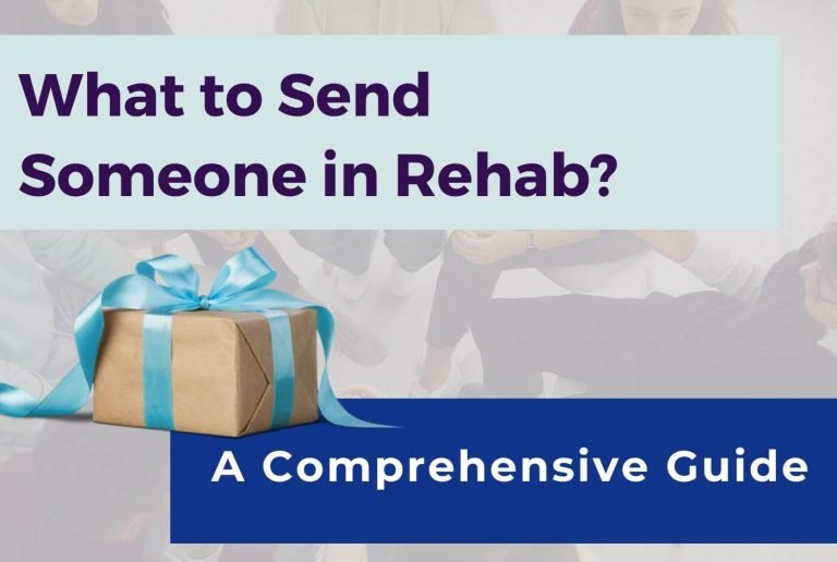 A gift box showing what to sent to rehab people