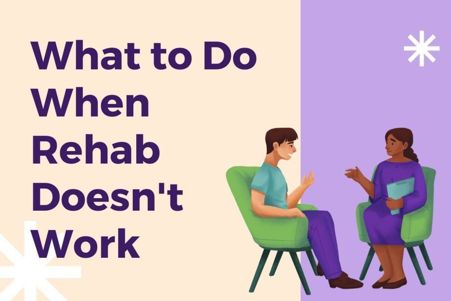 two people discussing what can be done when rehab doesn't work