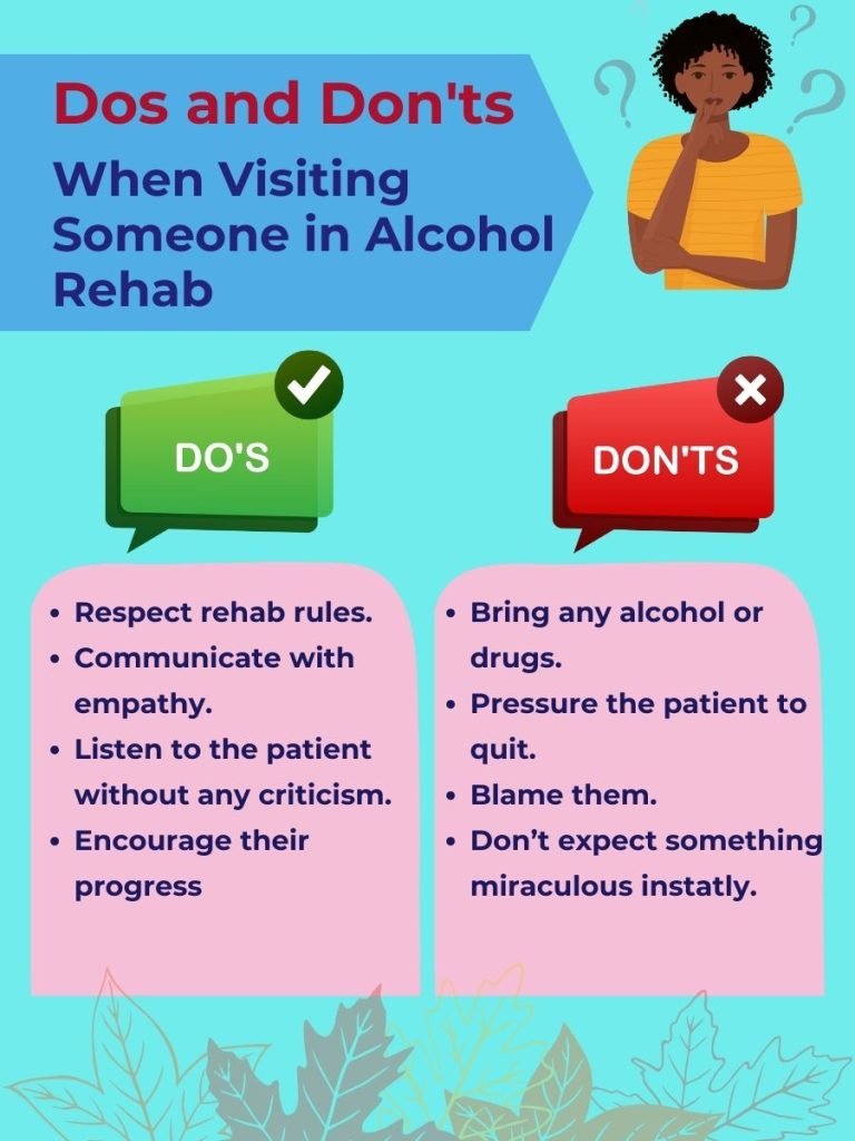 Dos and Dont's when visiting someone in rehab